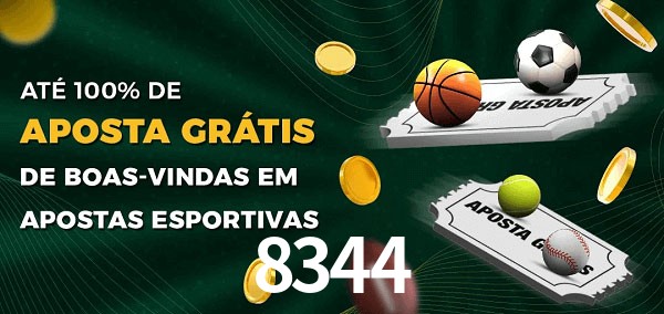 8344 Ate 100% de Aposta Gratis