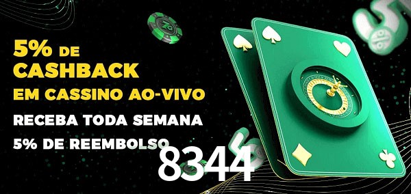 Promoções do cassino ao Vivo 8344
